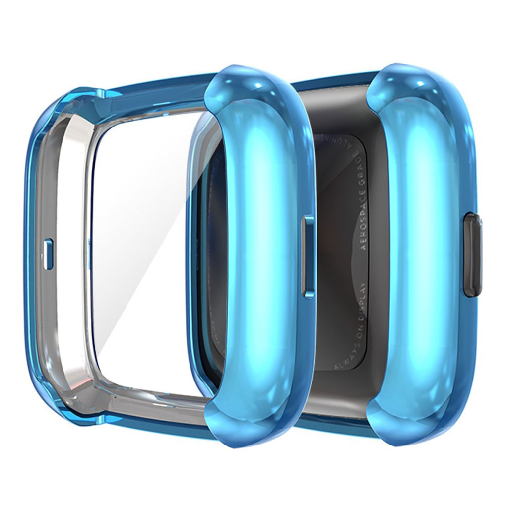 Vildt Fint Fitbit Versa 2 Silikone Cover - Blå#serie_5