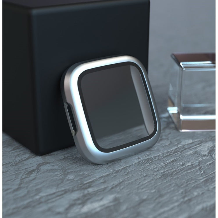 Fint Fitbit Versa 2 Plastik Cover - Sølv#serie_6