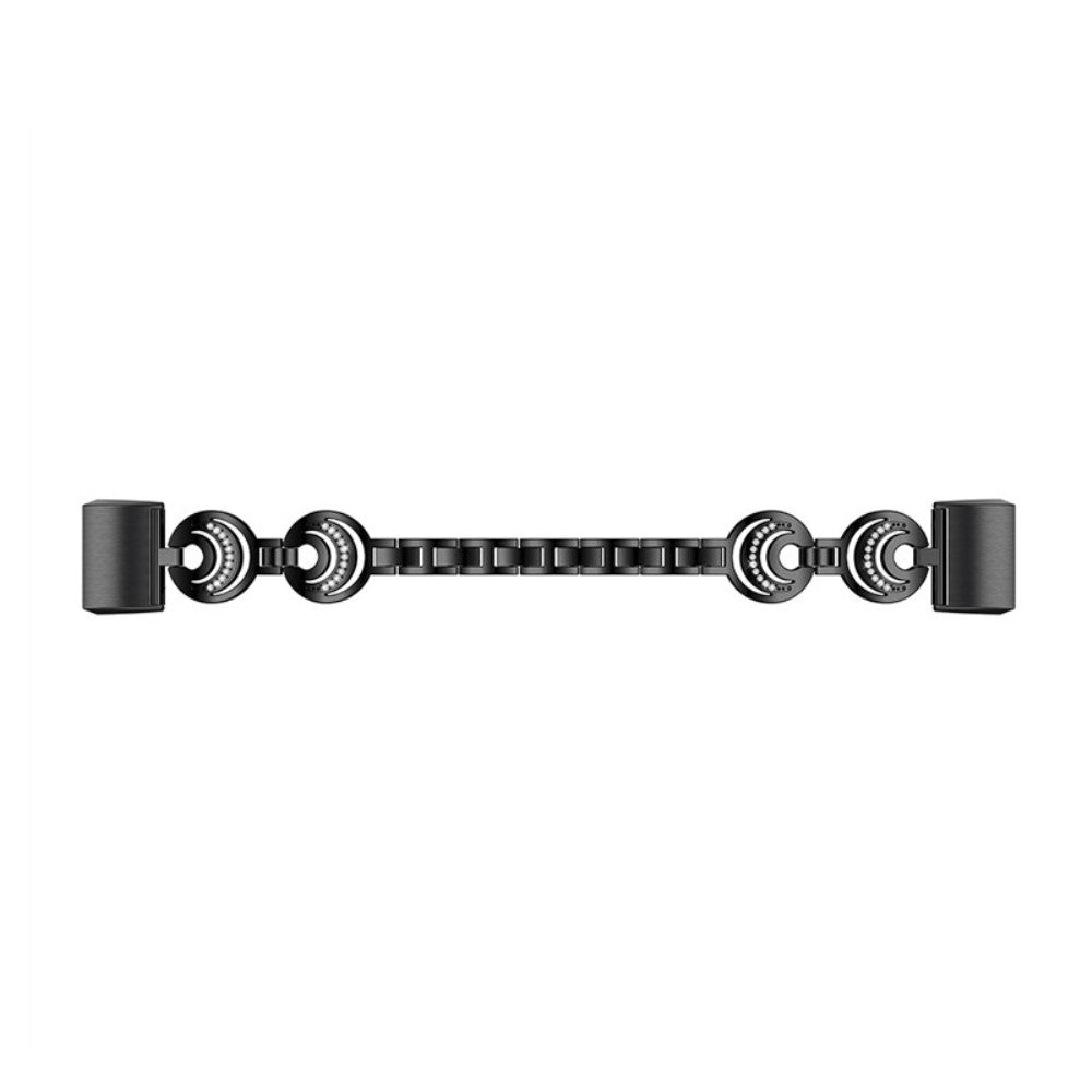 Flot Metal Universal Rem passer til Fitbit Charge 3 / Fitbit Charge 4 - Sort#serie_3