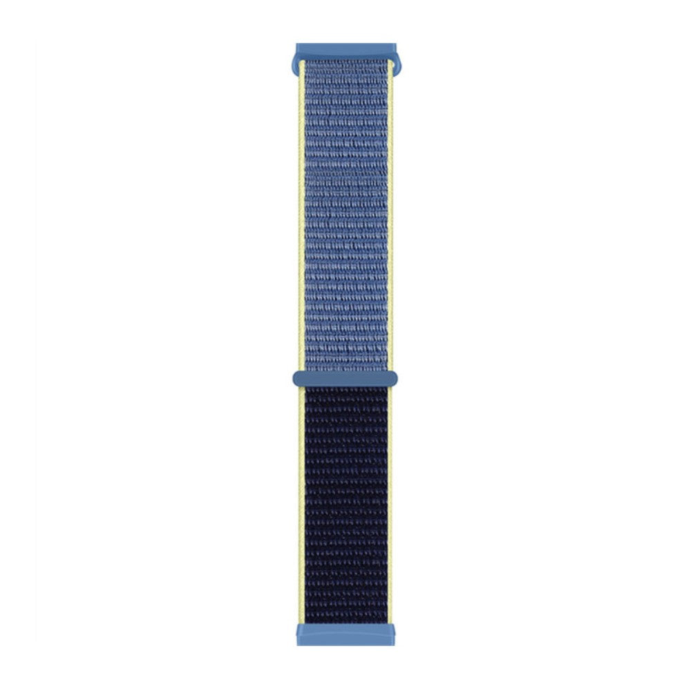 Flot Nylon Universal Rem passer til Fitbit Sense 1 / Fitbit Versa 3 - Blå#serie_5