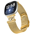 Fitbit Sense 1 / Fitbit Versa 3 Metall Och Strass Universell Armband