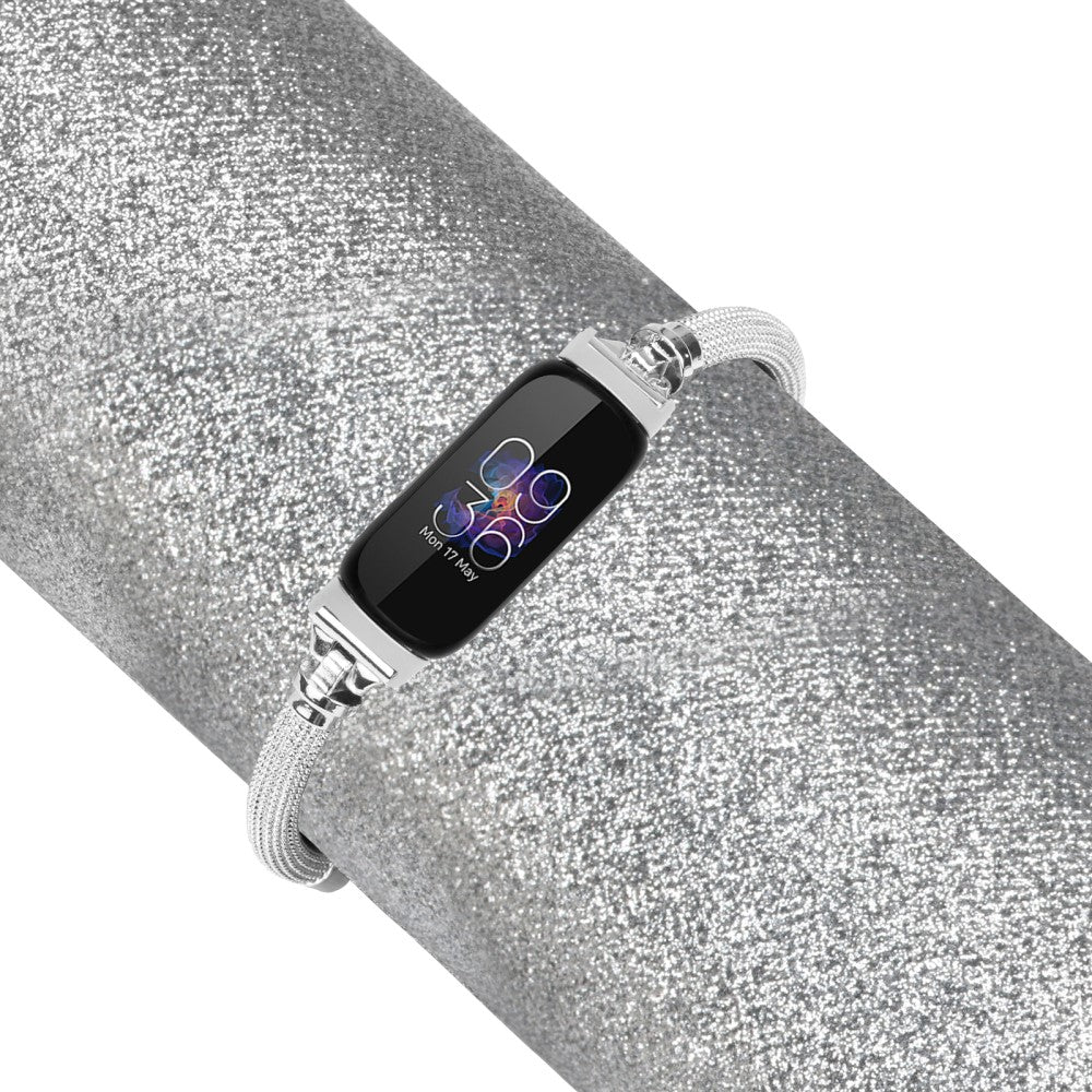Fed Metal Universal Rem passer til Fitbit Inspire 1 / Fitbit Inspire 2 - Sølv#serie_4
