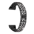 Fitbit Sense 2 / Fitbit Versa 4 Metall Och Strass Universell Armband