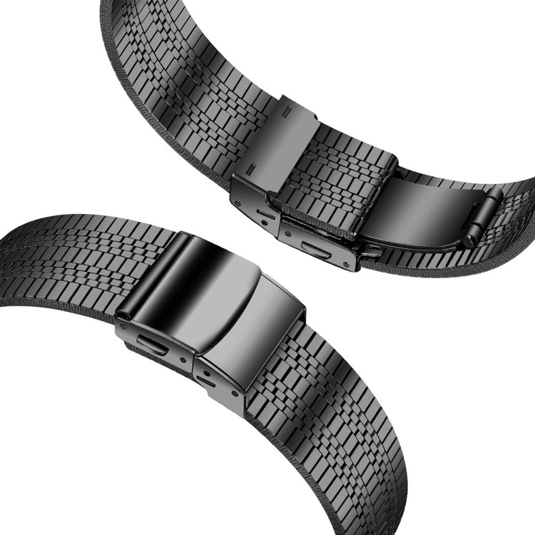 Eminent Metal Universal Rem passer til Fitbit Sense 2 / Fitbit Versa 4 - Sort#serie_101