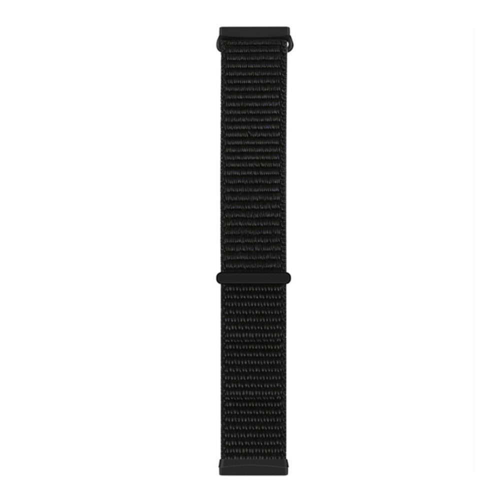 Kønt Nylon Universal Rem passer til Fitbit Versa 4 / Fitbit Sense 2 - Sort#serie_21