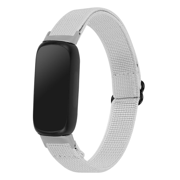 Cool Metal Og Nylon Rem passer til Fitbit Inspire 3 - Sølv#serie_2