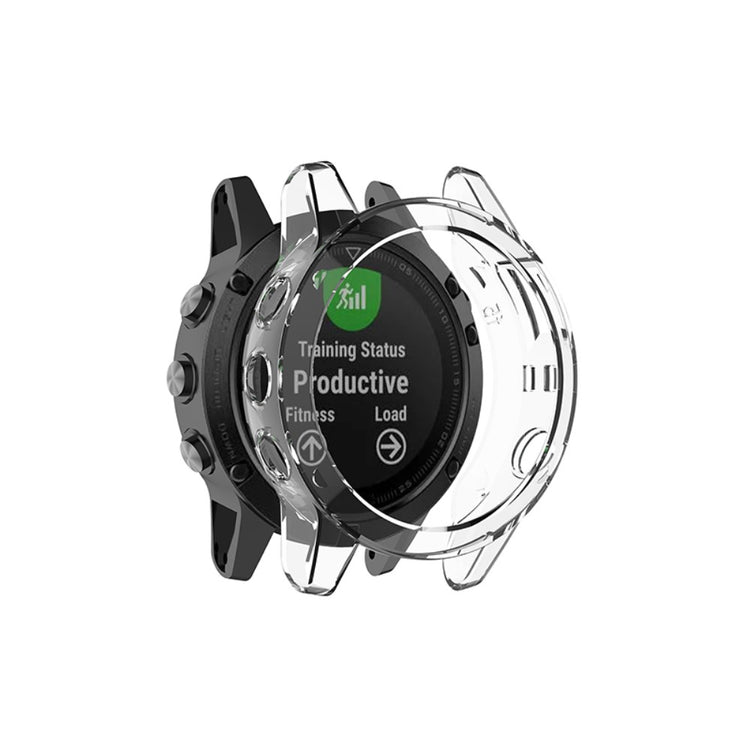 Meget Fint Silikone Cover til Garmin Fenix 5 / Garmin Fenix 5 Plus - Gennemsigtig#serie_2