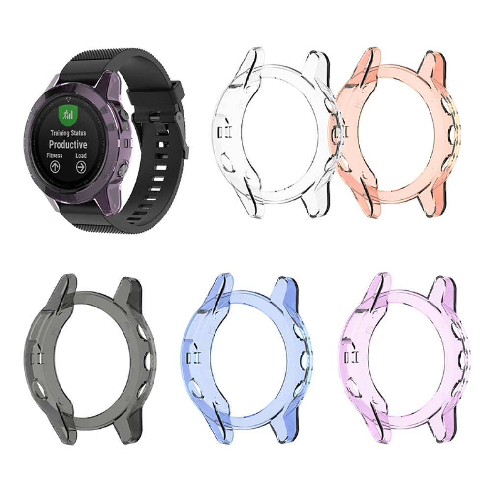 Meget Fint Silikone Cover til Garmin Fenix 5 / Garmin Fenix 5 Plus - Blå#serie_4