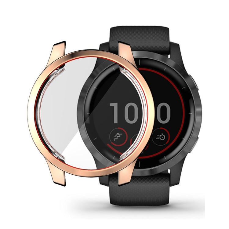 Rigtigt Godt Silikone Cover til Garmin Venu 2S / Garmin Vivoactive 4S - Guld#serie_3