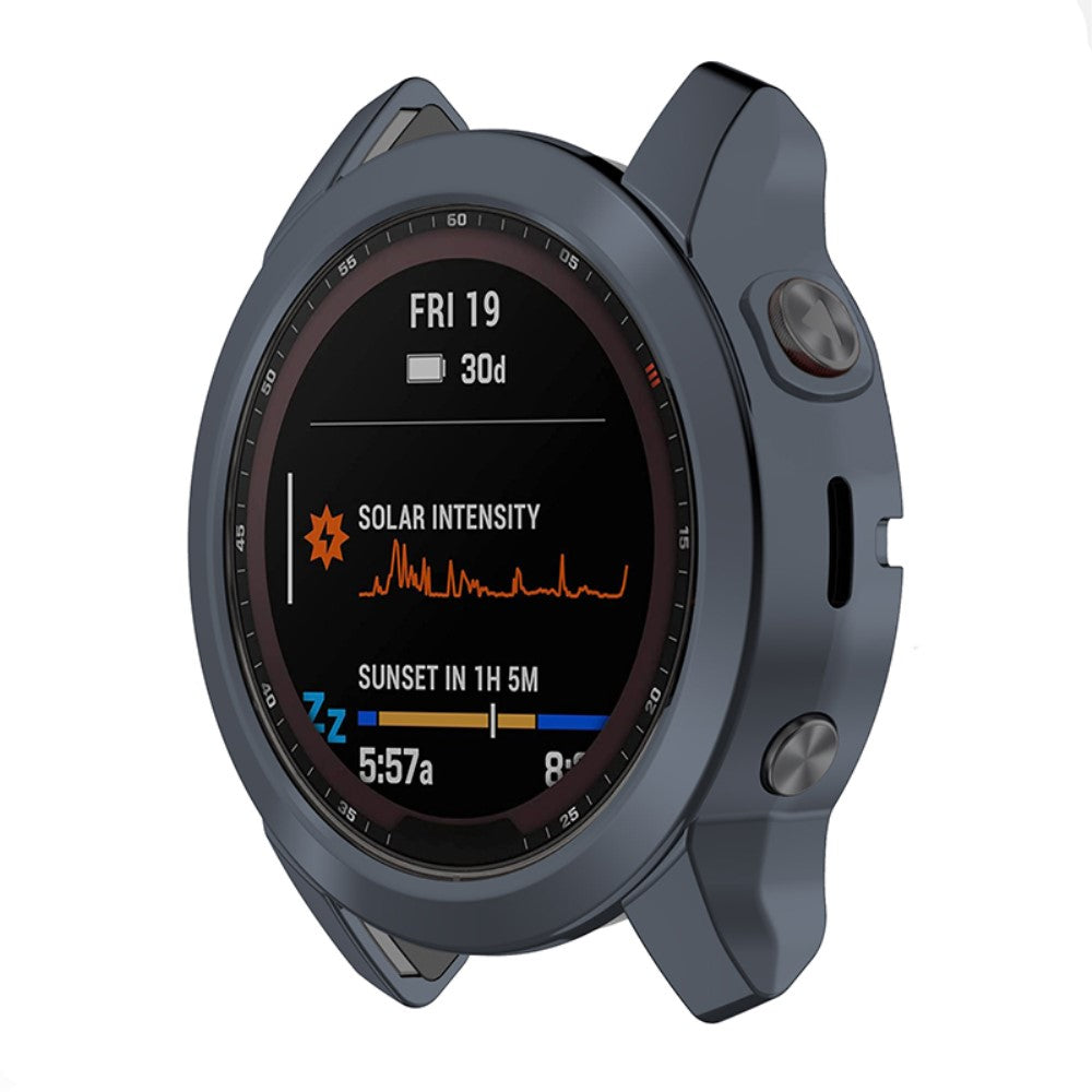 Vildt Godt Silikone Cover til Garmin Fenix 7S - Sølv#serie_3