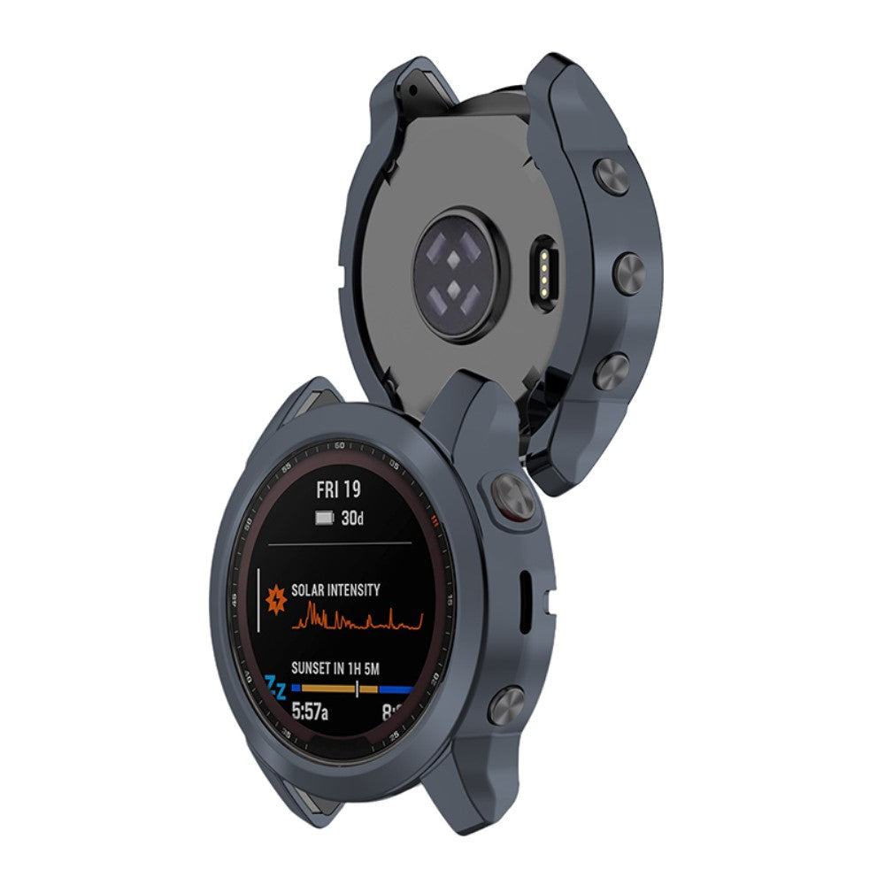 Vildt Godt Silikone Cover til Garmin Fenix 7S - Sølv#serie_3