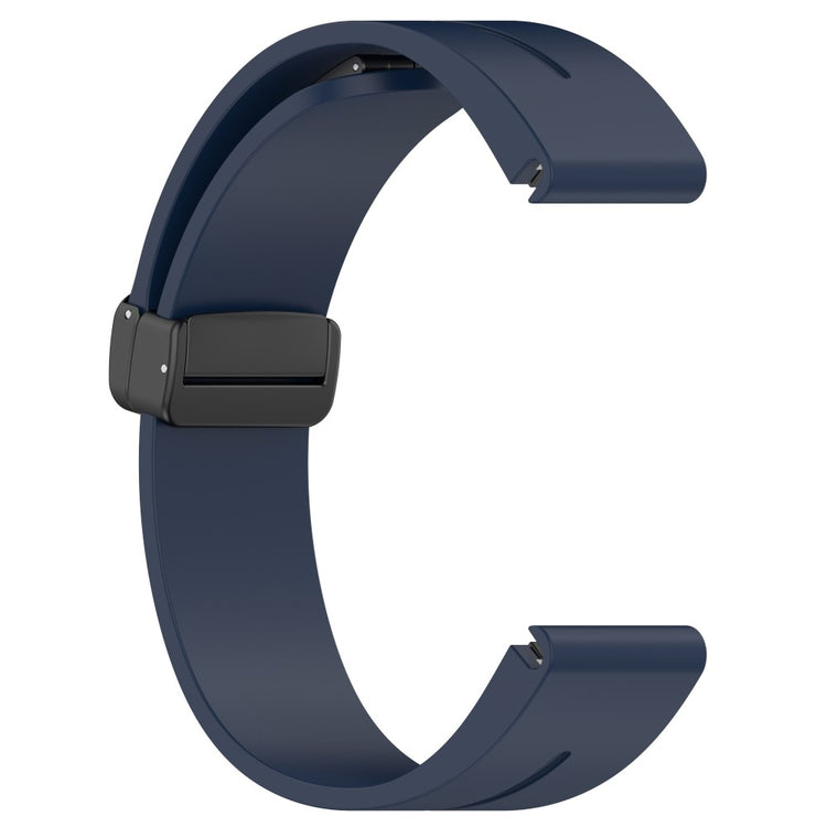 Mega Skøn Metal Og Silikone Universal Rem passer til Garmin Smartwatch - Blå#serie_10