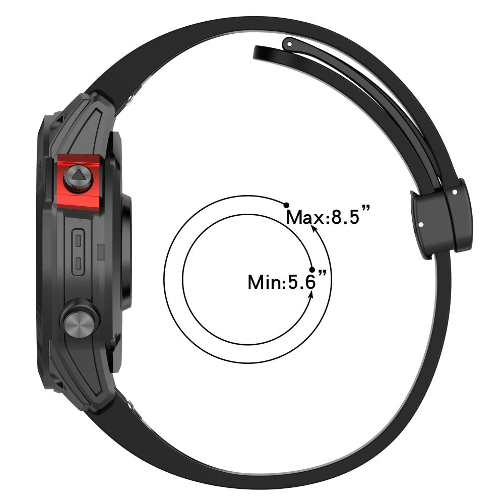 20mm silicone strap with tool for Garmin Fenix 7S / Quatix 3 / Descent MK2  - White#serie_3