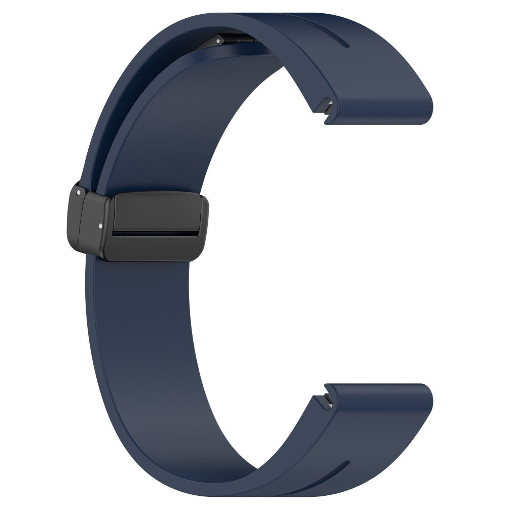 Udsøgt Metal Og Silikone Universal Rem passer til Smartwatch - Blå#serie_10