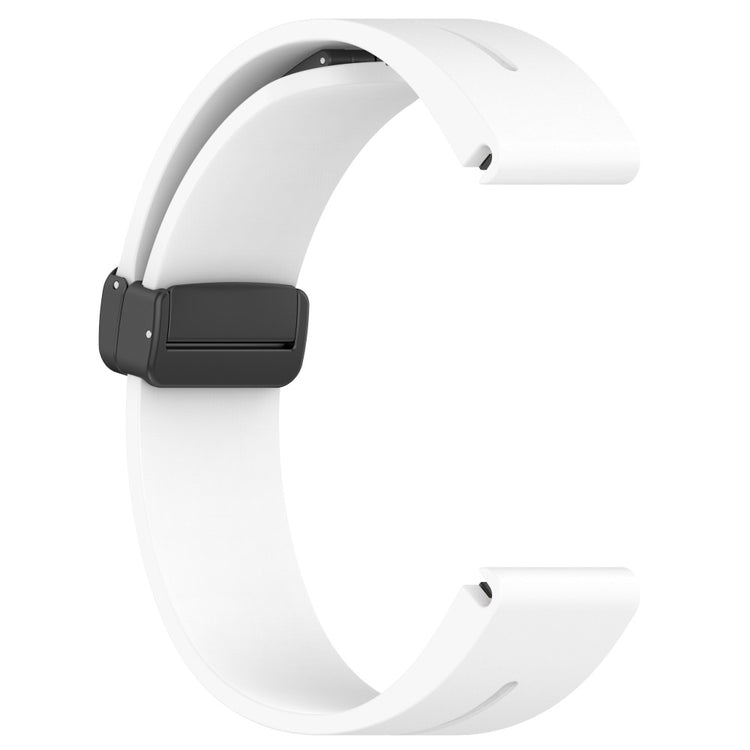 Udsøgt Metal Og Silikone Universal Rem passer til Smartwatch - Hvid#serie_3