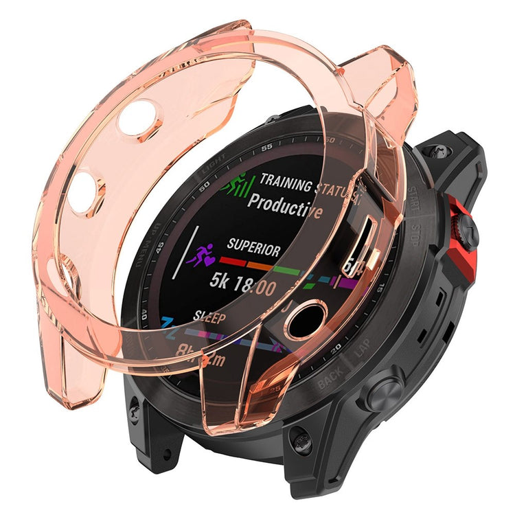 Vildt Flot Silikone Cover til Garmin Fenix 7X - Pink#serie_1