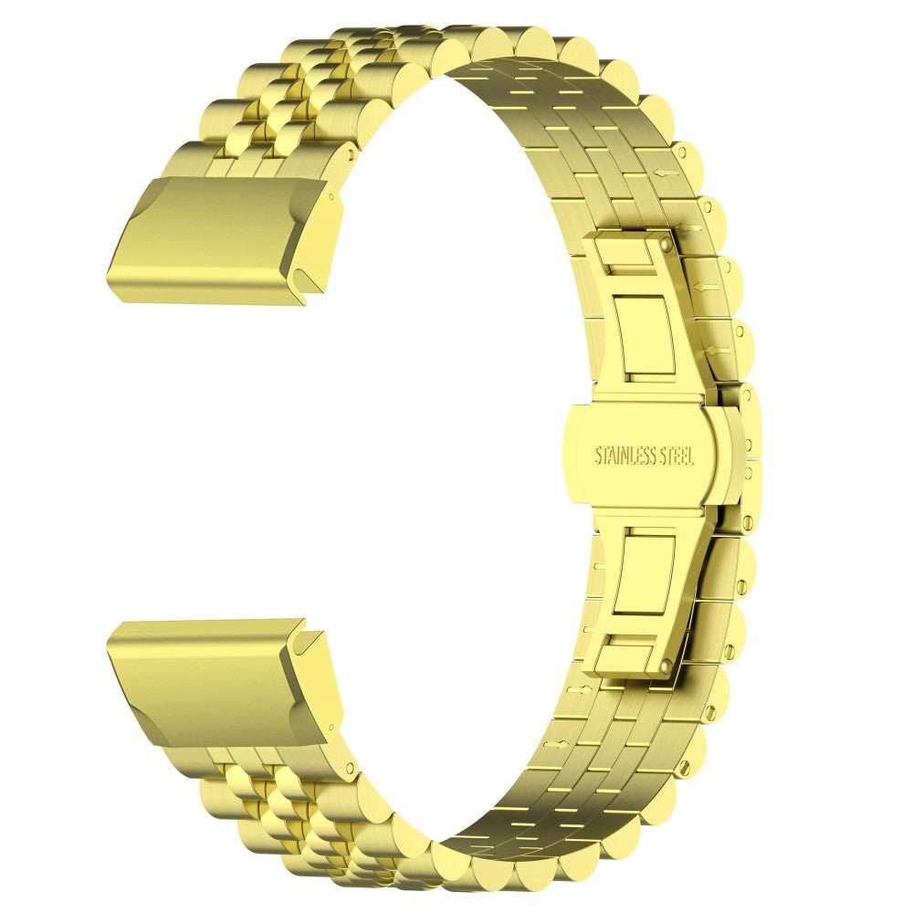 Super Kønt Metal Universal Rem passer til Garmin Smartwatch - Guld#serie_6
