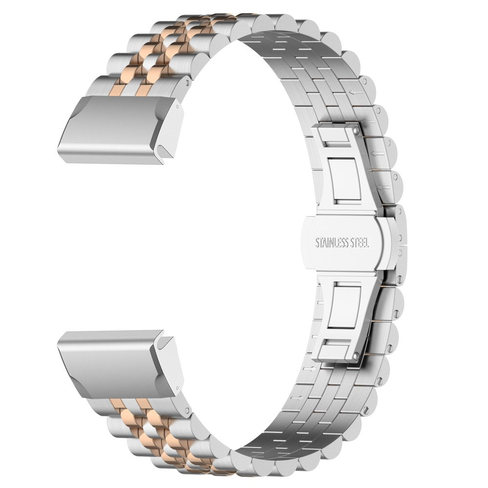 Super Kønt Metal Universal Rem passer til Garmin Smartwatch - Sølv#serie_9