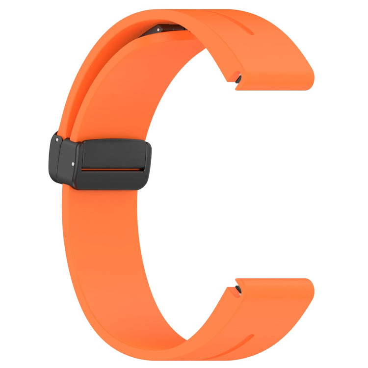 Mega Cool Metal Og Silikone Universal Rem passer til Smartwatch - Orange#serie_4