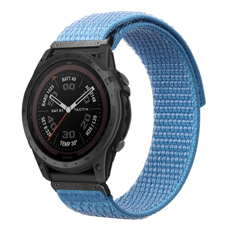 Meget Fed Nylon Universal Rem passer til Smartwatch - Blå#serie_5