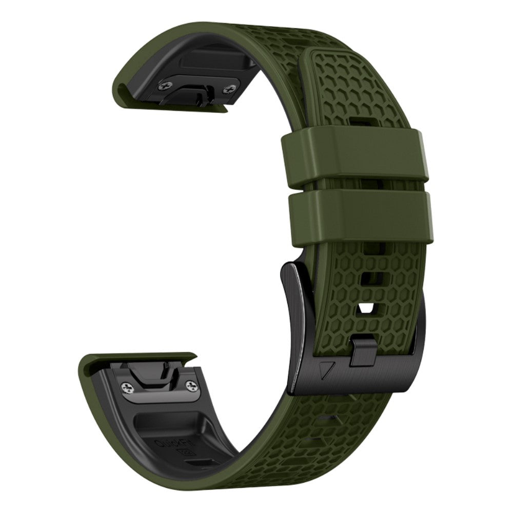 Super Fint Silikone Universal Rem passer til Smartwatch - Grøn#serie_1