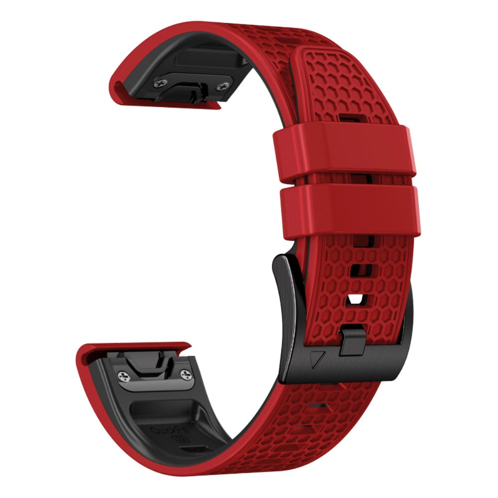 Super Fint Silikone Universal Rem passer til Smartwatch - Rød#serie_7