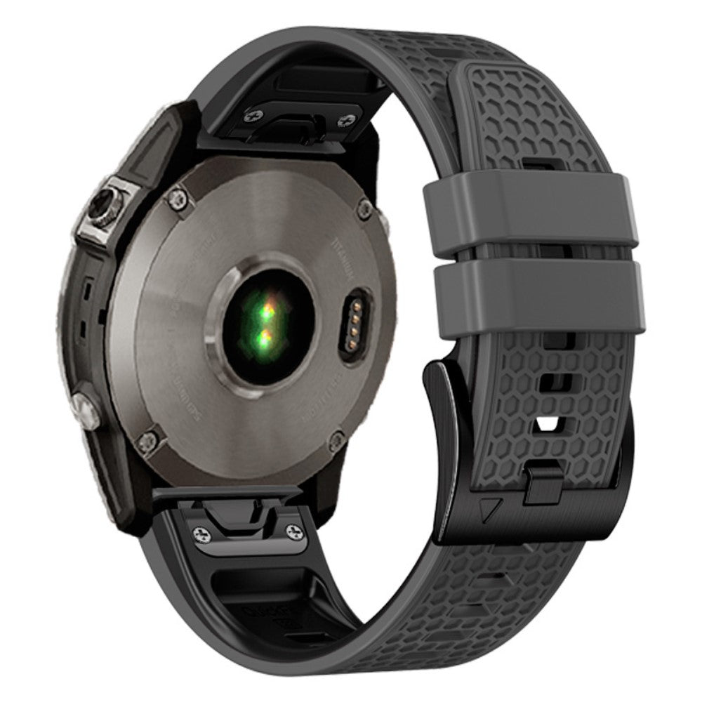 Super Fint Silikone Universal Rem passer til Smartwatch - Sølv#serie_9