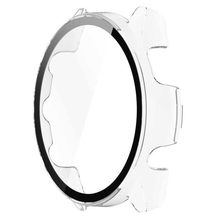 Super Fint Cover med Skærmbeskytter i Plastik og Hærdet Glas passer til Garmin Forerunner 265 - Gennemsigtig#serie_5