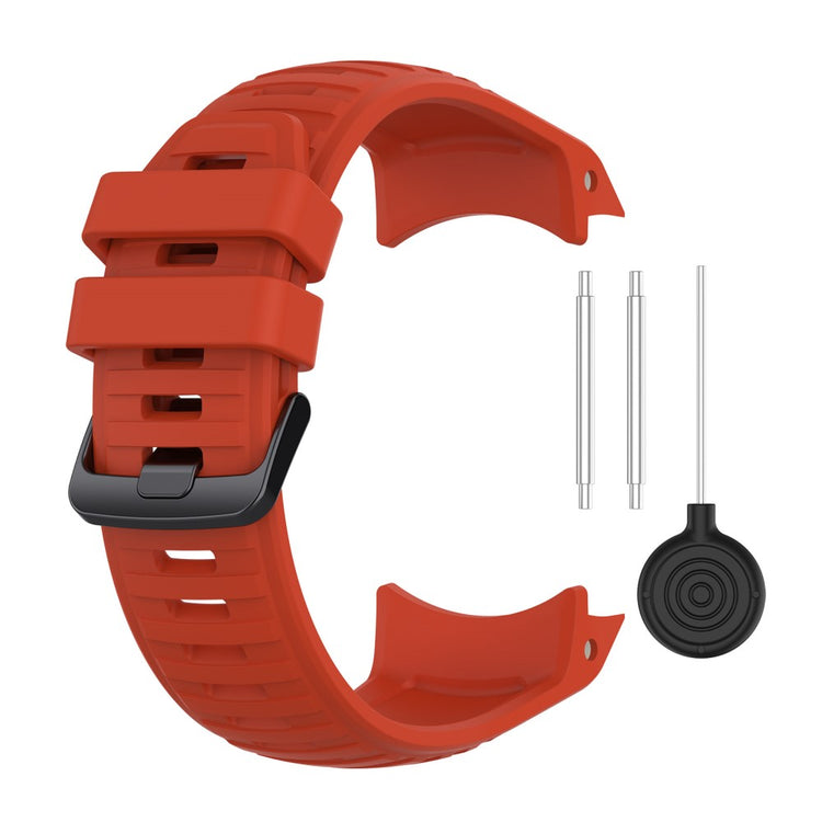 Vildt Smuk Metal Og Silikone Universal Rem passer til Smartwatch - Rød#serie_7