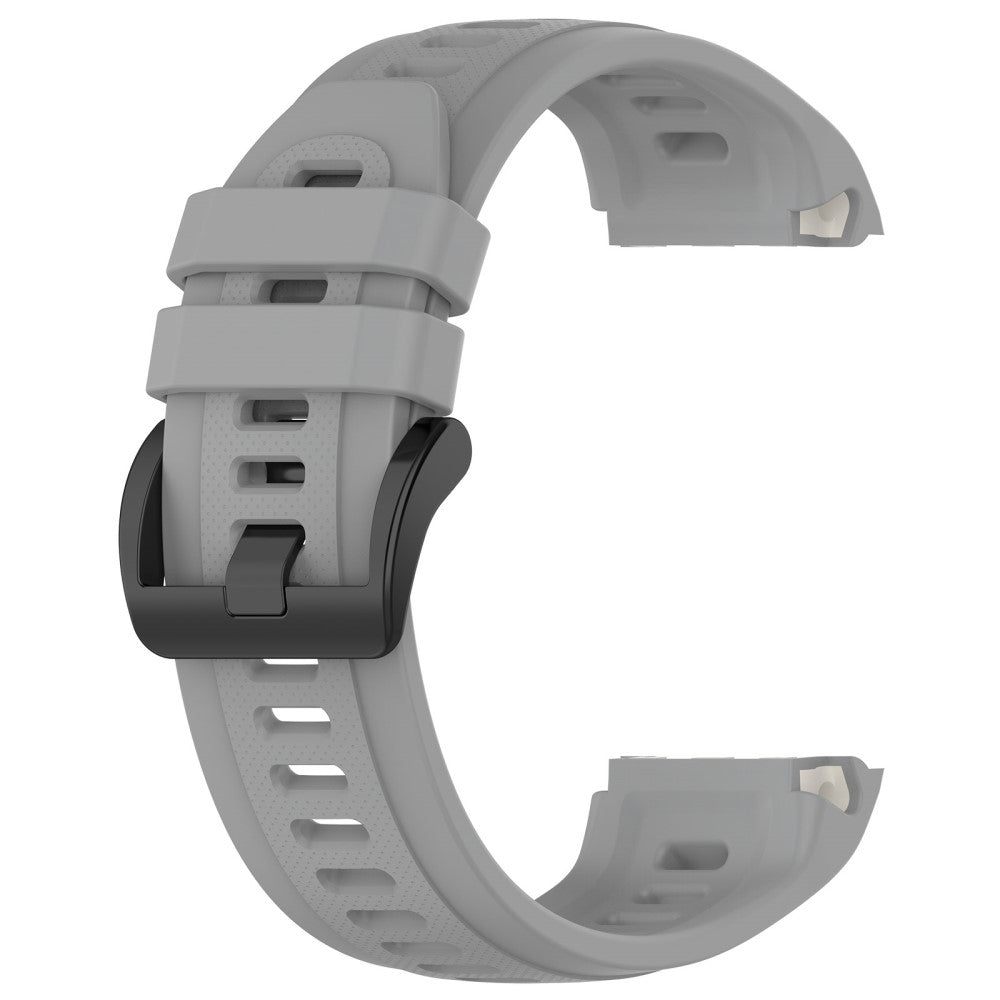 Metal Og Silikone Universal Rem passer til Garmin Approach S70 (42mm) / Garmin Approach S70 Series - Sølv#serie_8