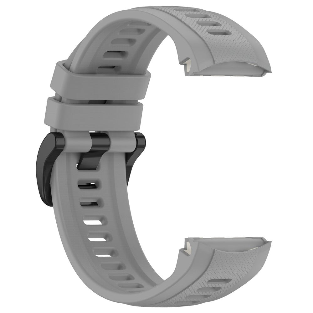 Metal Og Silikone Universal Rem passer til Garmin Approach S70 (42mm) / Garmin Approach S70 Series - Sølv#serie_8