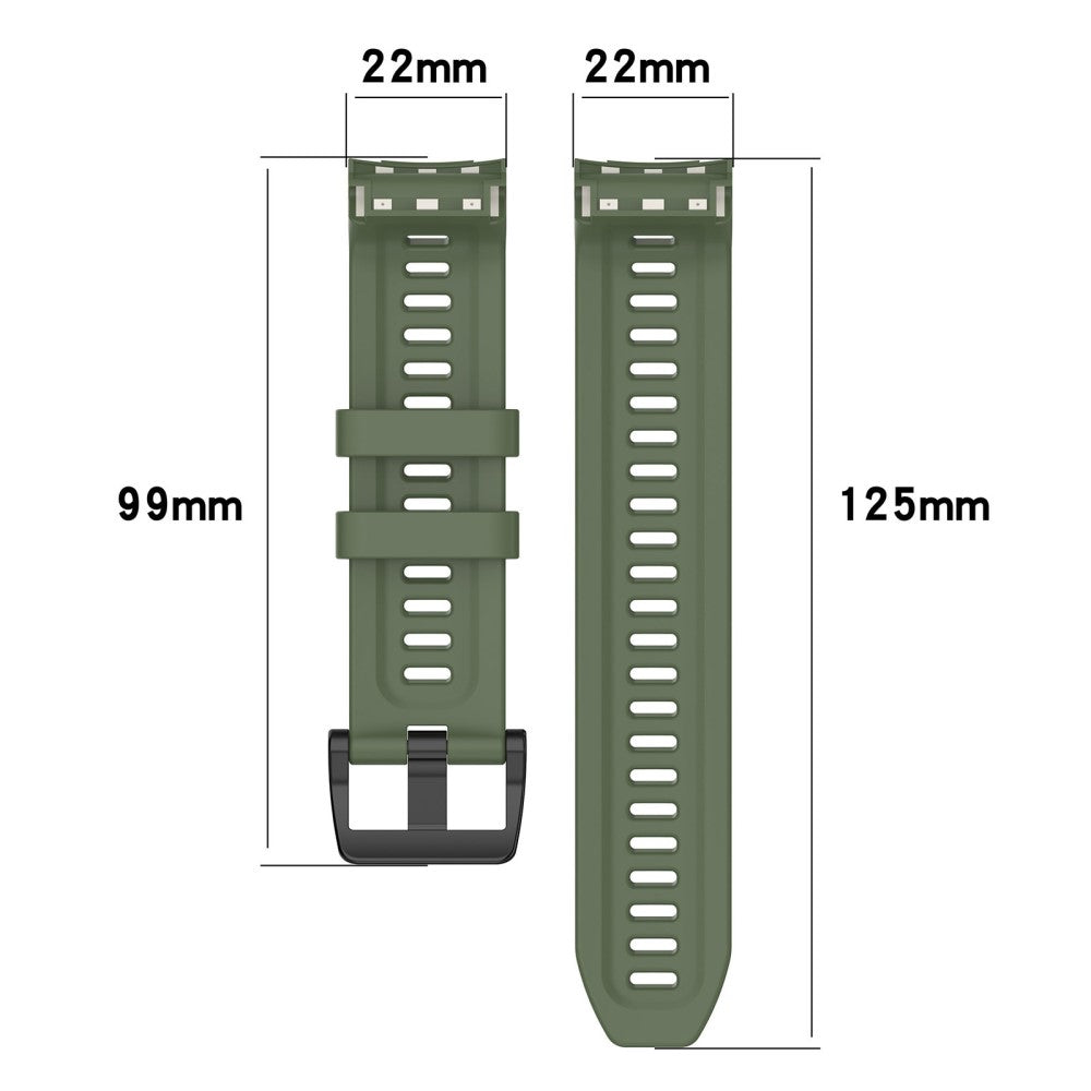 Metal Og Silikone Universal Rem passer til Garmin Approach S70 (47mm) / Garmin Approach S70 Series - Rød#serie_7