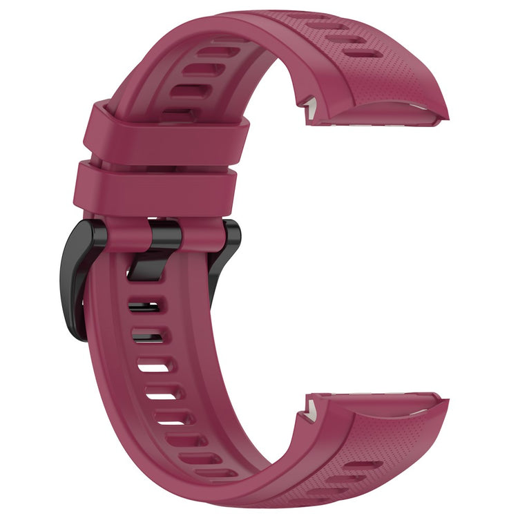 Metal Og Silikone Universal Rem passer til Garmin Approach S70 (47mm) / Garmin Approach S70 Series - Rød#serie_7