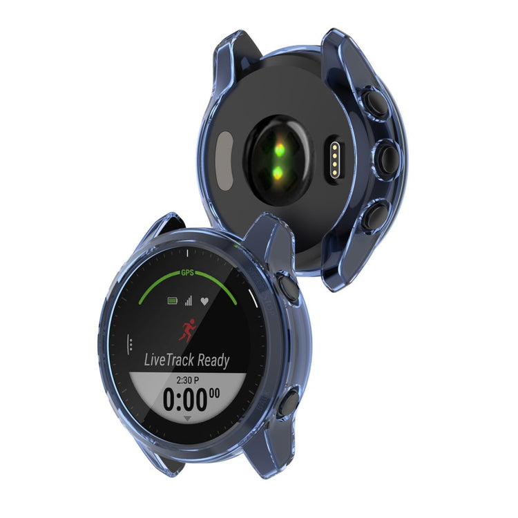 Mega Fed Silikone Cover til Garmin Forerunner 945 - Blå#serie_3