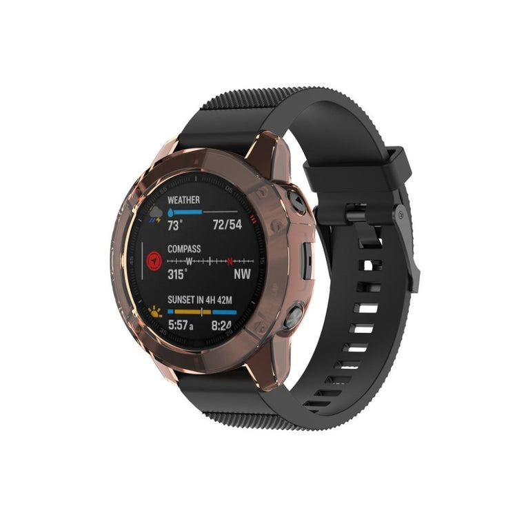 Mega Godt Garmin Fenix 6S Pro Silikone Cover - Orange#serie_3