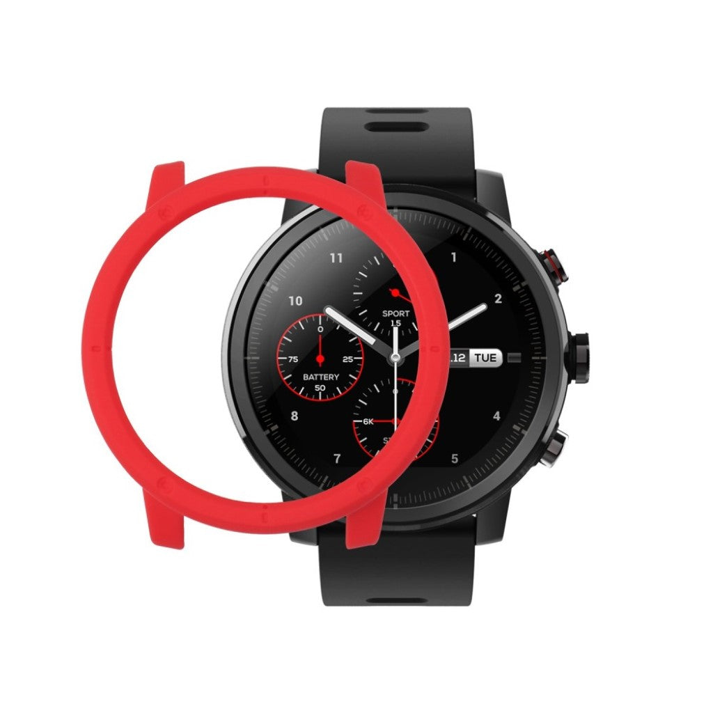 Rigtigt Flot Amazfit Stratos 2 \ 2s Plastik Cover - Rød#serie_2