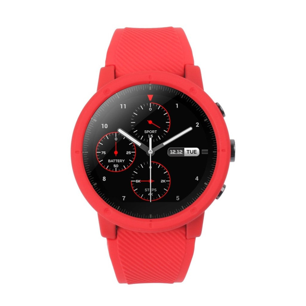 Rigtigt Flot Amazfit Stratos 2 \ 2s Plastik Cover - Rød#serie_2