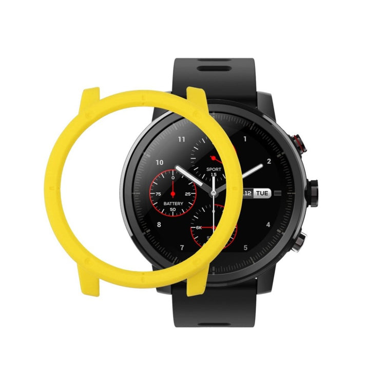 Rigtigt Flot Amazfit Stratos 2 \ 2s Plastik Cover - Gul#serie_4