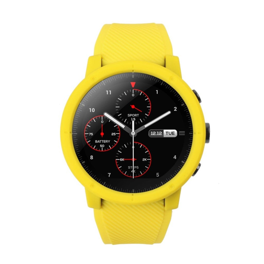 Rigtigt Flot Amazfit Stratos 2 \ 2s Plastik Cover - Gul#serie_4