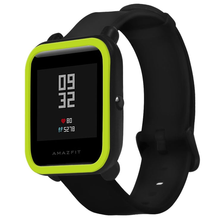 Beskyttende Amazfit Youth Silikone Cover - Sort#serie_4