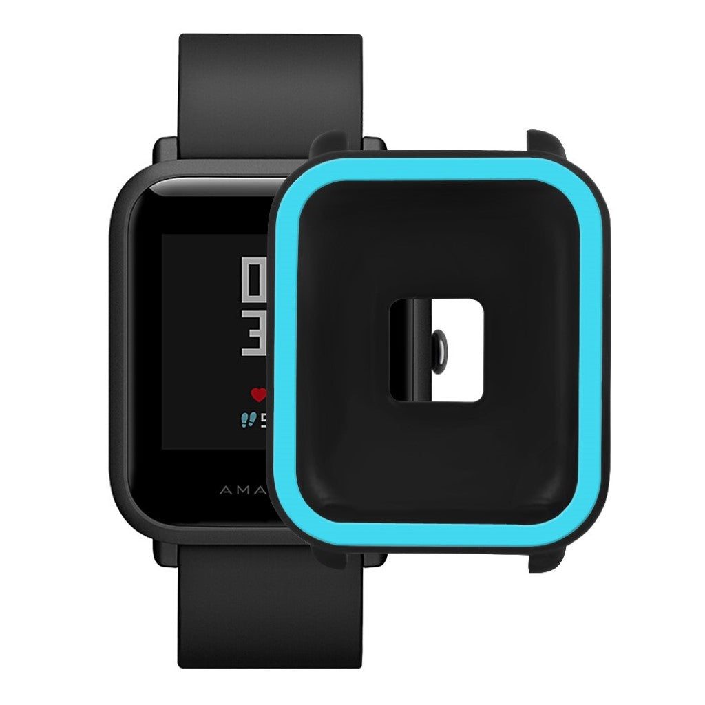 Beskyttende Amazfit Youth Silikone Cover - Sort#serie_5