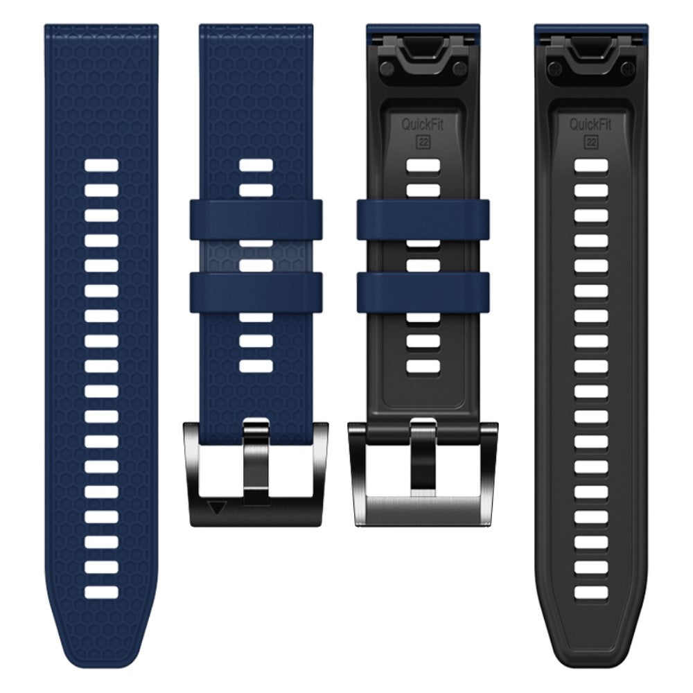 Smuk Silikone Universal Rem passer til Smartwatch - Blå#serie_3