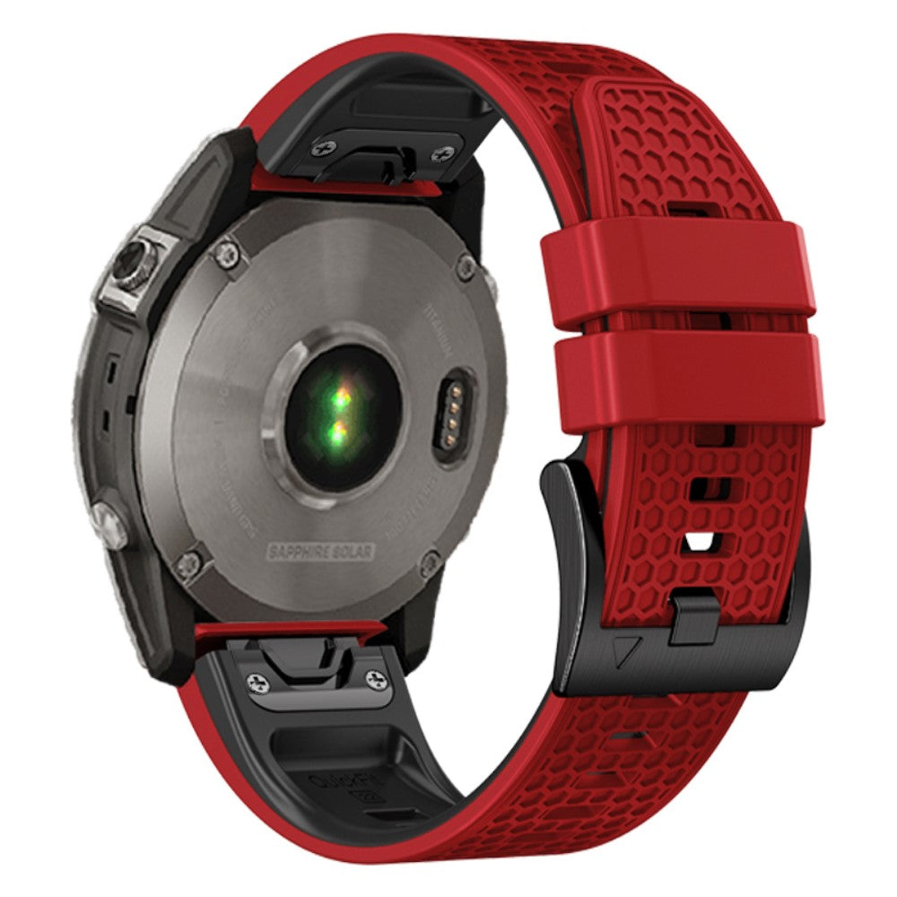 Smuk Silikone Universal Rem passer til Smartwatch - Rød#serie_7