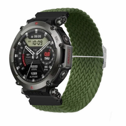 Helt Vildt Kønt Nylon Rem passer til Amazfit T-Rex 2 - Grøn#serie_11
