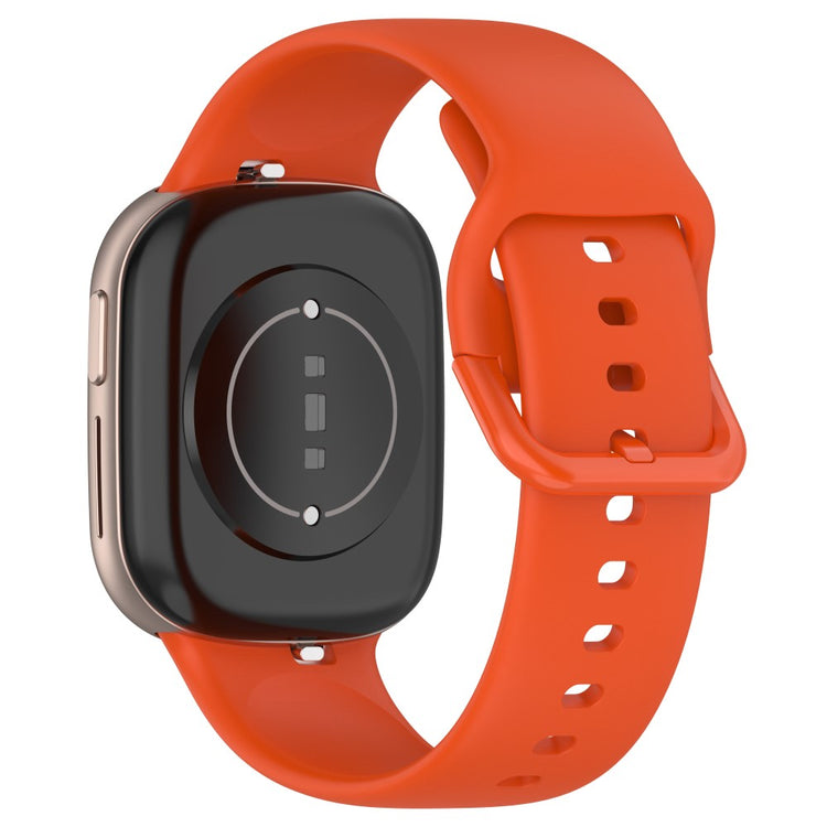 Eminent Metal Og Silikone Rem passer til Honor Watch 4 - Orange#serie_4