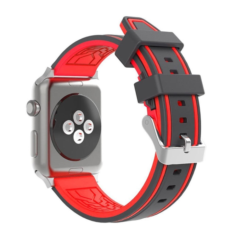 Mega holdbart Apple Watch Series 1-3 38mm Silikone Rem - Flerfarvet#serie_3