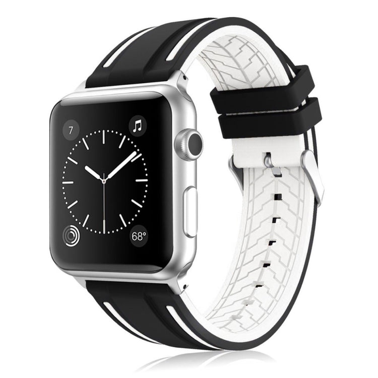 Mega holdbart Apple Watch Series 1-3 38mm Silikone Rem - Flerfarvet#serie_4