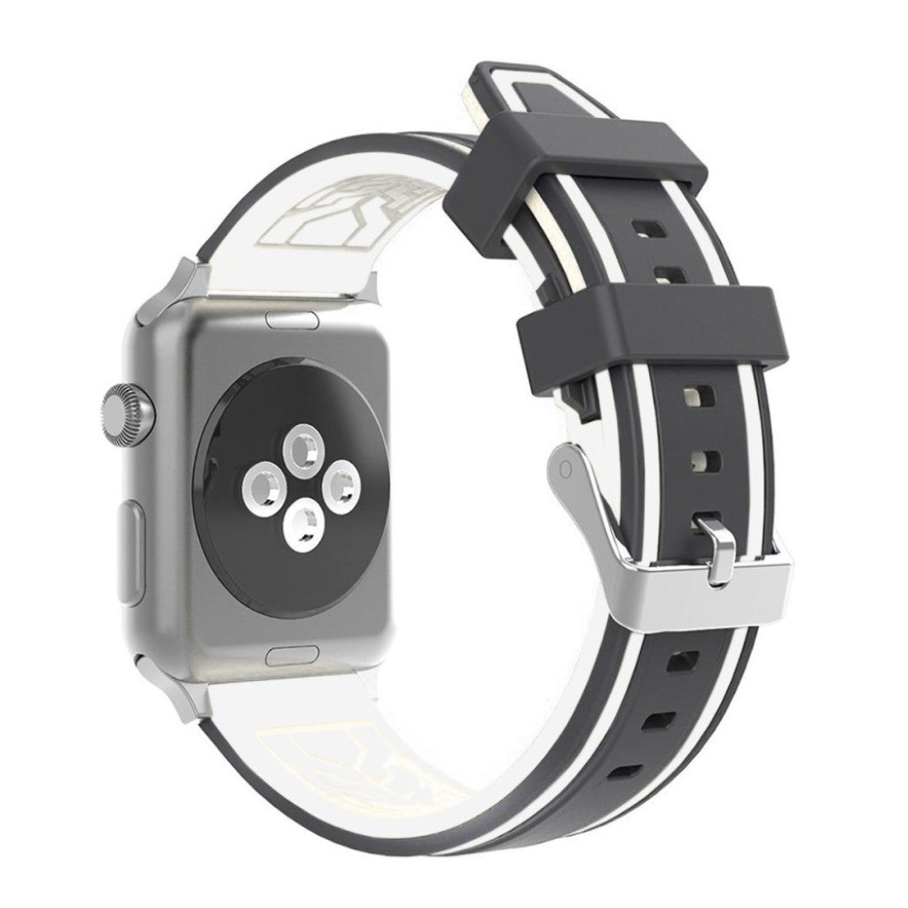 Mega holdbart Apple Watch Series 1-3 38mm Silikone Rem - Flerfarvet#serie_4