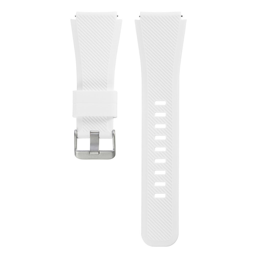 Rigtigt cool Samsung Gear S3 Silikone Rem - Hvid#serie_4