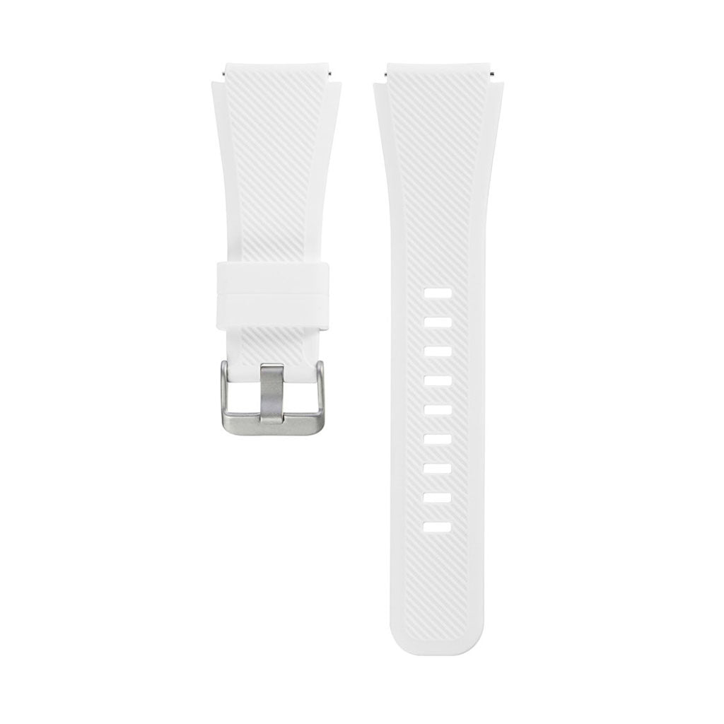 Rigtigt cool Samsung Gear S3 Silikone Rem - Hvid#serie_4
